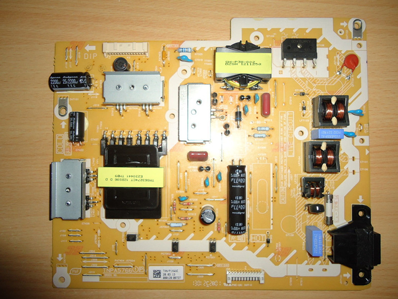 Power supply board from 50" Panasonic TV TX-L50DT65B TNPA5766